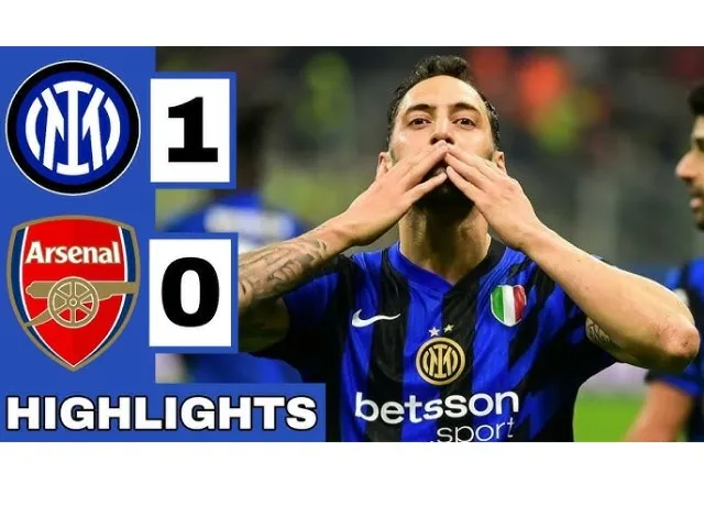 Arsenal phơi áo trên đất Ý khi để thua Inter với tỷ số 0-1 tại cúp C1